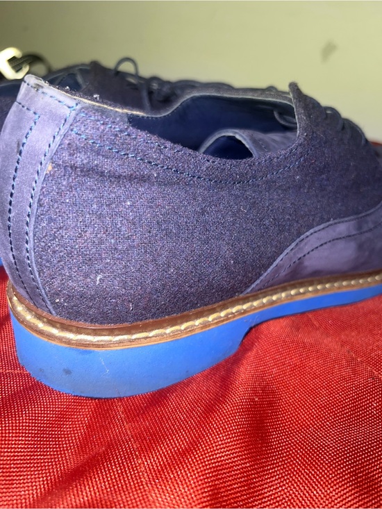 Cole Haan Harrison Suede and Felt material Navy Blue Wingtip Oxfords Size 13